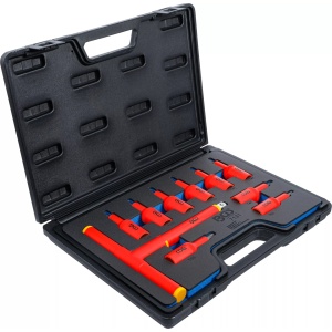 Set biţi Torx T20 - T55 cu izolatie VDE, antrenare patrat interior 1/2" (12,5 mm), 10 piese, BGS 7131 - Img 4