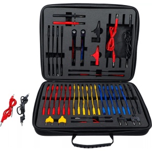 Set cabluri de masurare şi vârfuri de testare, 92 piese, BGS 2184-1