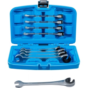 Set chei combinate cu clichet 8 - 17 mm, 9 piese, BGS 30849 - Img 1