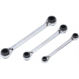 Set chei inelare cu clichet, 4-în-1, 8 x 9 - 18 x 19 mm, BGS DIY 6837 - Img 1