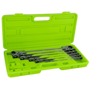 Set chei inelare cu clicket articulate 8 - 19 mm, 6 piese, JBM 53018 - Img 1