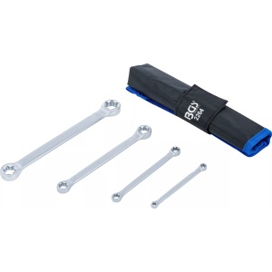 Set chei inelare duble cu capete Profil E | E6xE8 - E20xE24 | 4 piese, BGS 2264 - Img 2