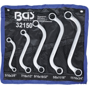 Set chei inelare Type-S in Inch 3/8"-3/4", 5 piese, BGS 32150