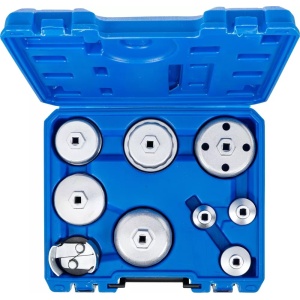 Set chei pentru filtru de ulei Ø 27 - 88,8 mm, 9 piese, BGS 8667 - Img 4