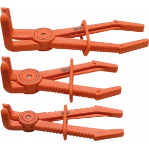 Set cleşti blocare furtun in unghi 90°, lungime 155-220 mm, 3 piese, BGS 8764 - Img 1