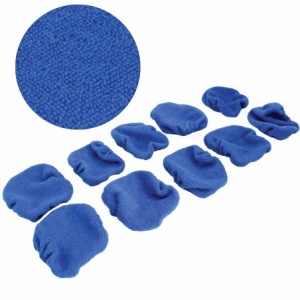 Set de 10 bucăți lavetă din microfibră albastră pentru s-cl2mw., Satra S-CL10RM - Img 4