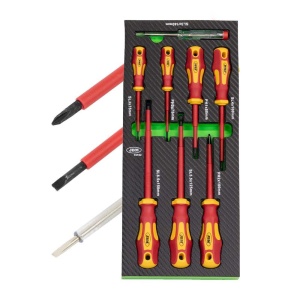 Set de 8 surubelnite izolate , modul eva in fibra de carbon, JBM 15162 - Img 2