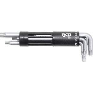 Set de chei Torx tip L extra lungi T10-50 | 8 piese, BGS 805