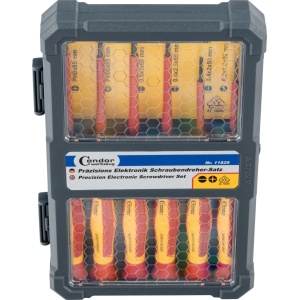 Set de șurubelnițe, VDE cu varf drept si cruce tip Philips, 6 piese, Condor 11826 - Img 4