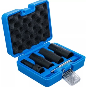 Set extractoare prezoane de roti 17 - 19 - 21 mm, antrenare 12,5 mm (1/2"), 3 piese, BGS 7467 - Img 2