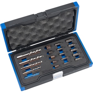 Set extractoare suruburi si prezoane rupte, M5-M16, 25 buc., Condor 39616 - Img 2