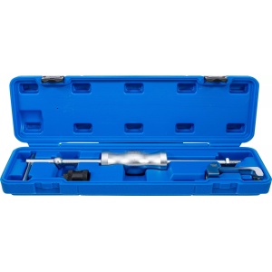 Set extractor pentru injectoare cu ciocan inertial pentru motoare Mercedes CDI OM611, OM612, OM613, lungime tija ciocan 470mm, lungime totala 570mm, greutate 1.85Kg, BGS 62005 - Img 1