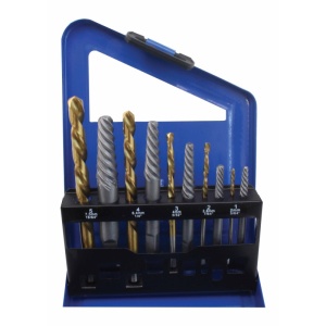 Set extractor pentru șuruburi rupte 10 bucăți, Satra S-SE10CD - Img 2