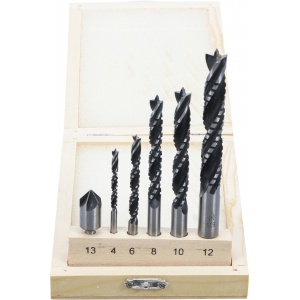 Set freze pentru lemn,6 piese, 45028 mm, BGS 50401