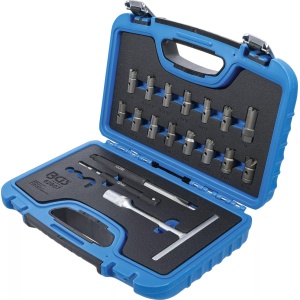 Set pentru corectat scaun de injector, 19 piese, BGS 62607 - Img 3