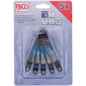 Set pentru desfacut suruburi in spatii greu accesibile, 5 piese, BGS 74769 - Img 7