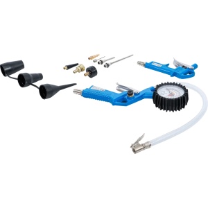 Set pistoale de suflat cu aer comprimat și umplere anvelope | 10 piese, BGS 3369 - Img 8