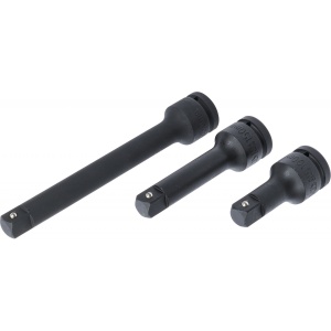 Set prelungitoare de impact, patrat antrenare 3/4", 3 piese, BGS 8840