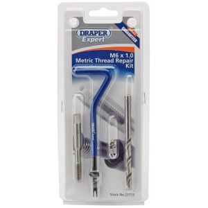 Set reparatie filete tip helicoil M6 x 1.0 mm, Draper 21715