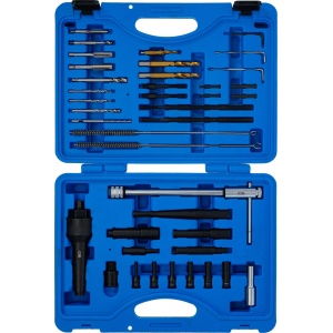 Set scule extractoare pentru bujii incandescente şi reparatii filete, M10 x 1 - M8 x 1.0, 41 piese, BGS 9565 - Img 5