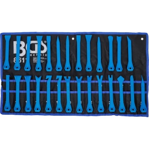 Set spatule pentru demontat interioare, bumbi, clipsuri, 27 piese, BGS 8611 - Img 1