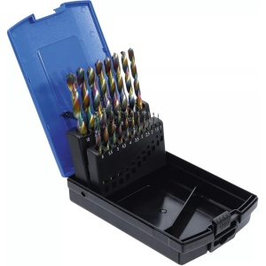 Set spirale 1 - 10 mm Cobalt HSS, 19 piese, BGS 2014 - Img 2
