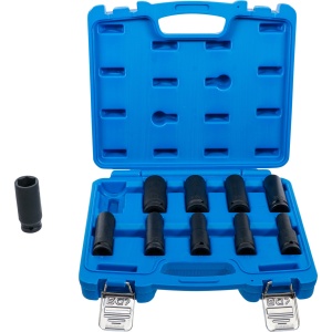 Set tubulare de impact 10 - 24 mm, antrenare 1/2",10 piese, BGS 5206