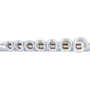 Set tubulare decupate speciale pentru senzorii, termocuple, comutatoare termice si alte componente cu fir, dimensiuni 10, 11, 12, 14, 17 si 19mm, antrenare 3/8", 7-piese, BGS 1105 - Img 2