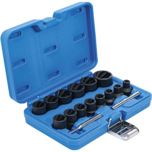Set tubulare extractoare de suruburi si piulite deteriorate, 8 - 27 mm, actionare 1/2", 16 piese, BGS 5269 - Img 2