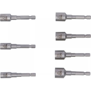 Set tubulare extractoare de suruburi si piulite deteriorate pentru mașini de găurit, 7 piese, BGS 74562 - Img 3