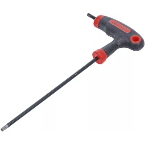 Şurubelniţa cu mâner T şi lama laterala | Profil T (pentru Torx) cu/fara alezaj T25, BGS DIY 7880-T25 - Img 1