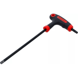 Şurubelniţa cu mâner T şi lama laterala | Profil T (pentru Torx) cu/fara alezaj T45, BGS DIY 7880-T45 - Img 1
