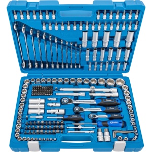 Trusa cu tubulare hexagonale, 1/4" + 3/8" + 1/2", 215 piese, Condor 2215-1 - Img 1