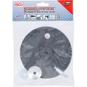 Adaptor pentru discuri de smirgher cu diametru 125 mm, codita de prindere 6 mm, BGS 3074 - Img 4