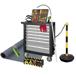 Banc de lucru mobil pentru Masini electrice / Hybrid, JBM 54233 - Img 2