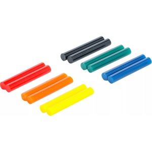 Batoane adeziv la cald | colorat | Ø 7,5 mm, 50 mm | 12 piese, BGS DIY 80849 - Img 1