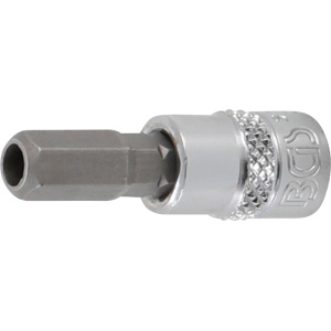 Bit Inbus 7 mm cu gaura pe tubulara 1/4" (6,3 mm), BGS 5156-7