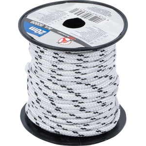 Cablu din plastic / Cablu universal, 3 mm x 20 m, negru / alb, B-80808 - Img 3