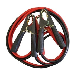 Cablu pentru redresoare auto 12 mm ø / 2,5 m cu cleme din alama, JBM 52069