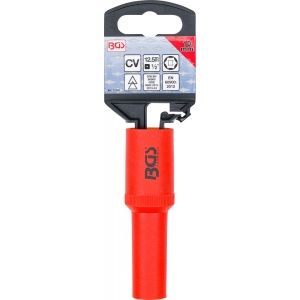 Cap cheie tubulara de impact VDE hexagon, 12,5 mm (1/2"), 10 mm, BGS 72060 - Img 3