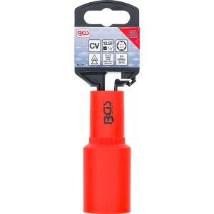 Cap cheie tubulara de impact VDE hexagon, 12,5 mm (1/2"), 24 mm, BGS 72074 - Img 3