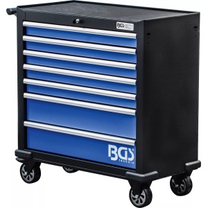 Cărucior de atelier XL cu 7 sertare 301 scule, BGS 6063 - Img 9