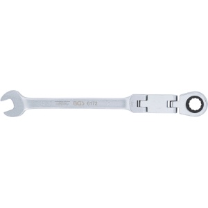 Cheie combinata cu clichet 12 mm dublu articulata, BGS 6172 - Img 2