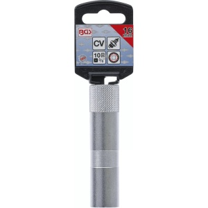 Cheie de bujii 16mm, profil 12 colturi, antrenare 3/8'', lungime 90 mm, BGS 2448 - Img 2