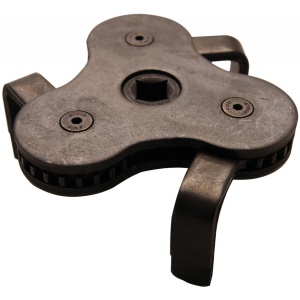 Cheie reglabila cu 3 brate pentru filtre de ulei, actionare 3/8'' + adaptor 3/8''-1/2'', BGS 1039-SPINNE