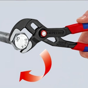 Cleste Cobra® QuickSet pentru tevi si pompe de apa, manere cu mansoane plastifiate, lungime 250 mm, Knipex 8721250 - Img 3