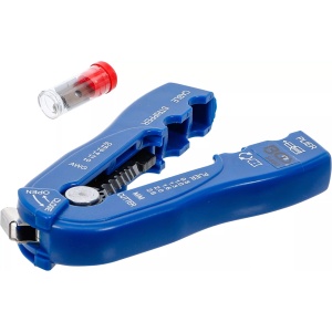 Cleste de taiat, dezizolat cabluri electrice 0.8-2.6 mm si sertizat papuci, pini, terminale, BGS 8490 - Img 3