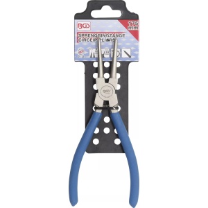 Cleşte inele de siguranţa drept pentru sigurante interioare 175 mm, BGS 447-2 - Img 4