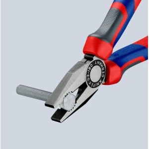 Cleste patent combinat vopsit negru cu manşoane multicomponent, lungime 180 mm, Knipex 302180 - Img 9