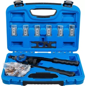 Cleste pentru montat piulite-nit, M3-M4-M5-M6-M8-M10, lungime 330 mm, BGS 408 - Img 1
